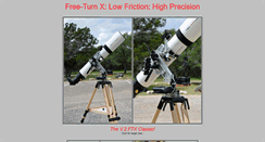 Desktop Screenshot of halfhitchtelescope.com
