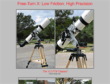 Tablet Screenshot of halfhitchtelescope.com
